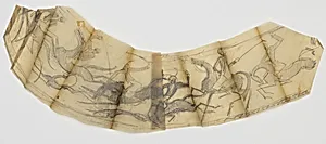 Design for Lampshade, Polo Players