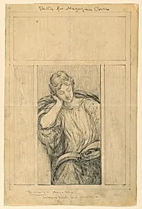 Design for Magazine Cover by Kenyon Cox, American, 1856–1919