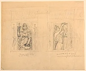 Design for Magazine Cover by Kenyon Cox, American, 1856–1919