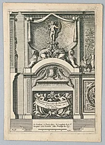 Design for Mantle Piece, from "Nouveaux Desseins de CheminÃ©es"