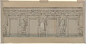 Design for One Floor of a Painted Facade