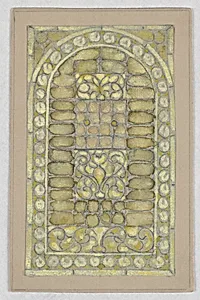 Design for stained glass by Alice Cordelia Morse, American, 1863–1961
