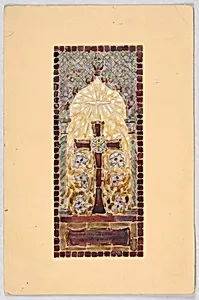 Design for stained glass by Alice Cordelia Morse, American, 1863–1961