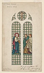 Design for Stained Glass Window, St. Paul's Church, Boston, MA