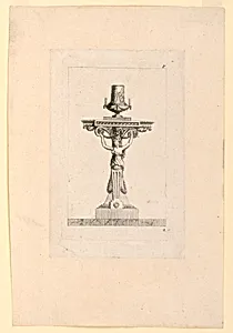 Design for Table, Plate 2 from "Six Tables Grecques & Pendules"