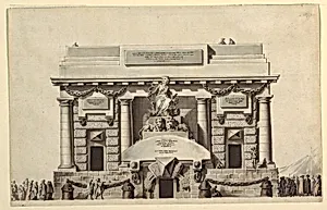Design for Temple of Justice or Temple of Immortality
