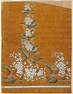 Design for the Border Motif of a Woven Fabric of the "Fabrique de St. Ruf"