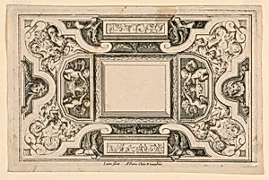 Design for the Decoration of a Ceiling, No. 9 from "Plafons a la Moderne"