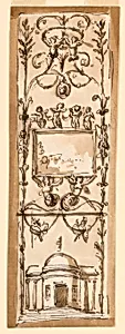 Design for the Decoration of a Panel by Giuseppe Barberi, Italian, 1746–1809