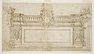 Design for the Elevation of an Altar with Alternative Suggestions