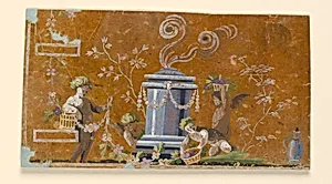 Design for the Embroidery of the Left Bottom Corner of a Man's Waistcoat by Unknown