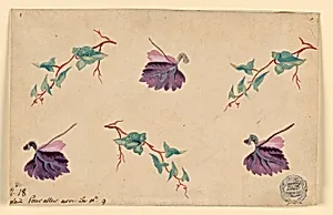 Design for the Embroidery of Wearing Apparel, No. 18, of the "Fabrique de St. Ruf" by Fabrique de Saint Ruf, Lyon, France