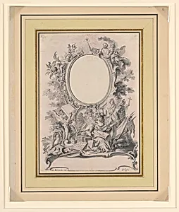 Design for the Frame of the Portrait of Charles III, King of Spain