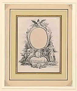 Design for the Frame of the Portrait of Frederick V, King of Denmark