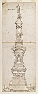 Design for the Obelisk of St. Dominic, Piazza San Domenico Maggiore, Naples