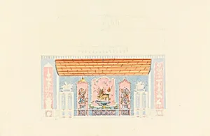 Design for the South Wall of the Music Room, Royal Pavilion, Brighton