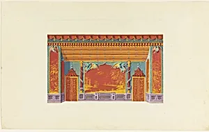 Design for the South Wall of the Music Room, Royal Pavilion, Brighton
