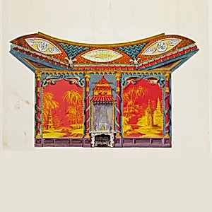 Design for the West Wall of the Music Room, for Brighton Pavilion, Brighton, England