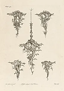 Design for Wall Brackets, Plate 42 in One Hundred and Fifty New Designs