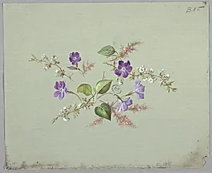 Design for Wallpaper and Textiles: Flowers by Unknown