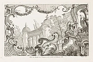 Design in Second Livre de Tableaux de Ornemens et Rocailles (Second Book of Ornaments and Rocailles)