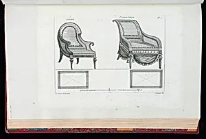 Designs and Plans for Chairs by Richard de Lalonde, French, active 1780–96