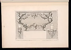 Designs for a Console Table and Wall Brackets
