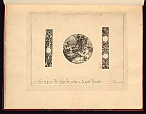 Designs for a Watchcase Lid or Medallion and Friezes