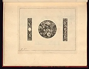 Designs for a Watchcase Lid or Medallion and Friezes
