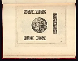 Designs for a Watchcase Lid or Medallion and Friezes