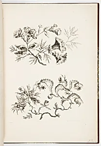 Designs for Chinoiserie Flowers by Jean-Baptiste Pillement, French, 1728–1808