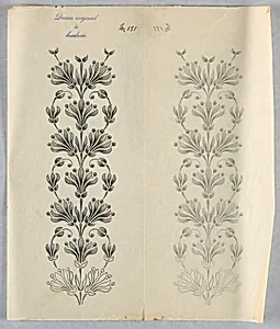 Designs for embroidery by Unknown