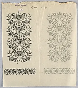 Designs for embroidery by Unknown