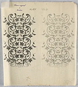 Designs for embroidery by Unknown