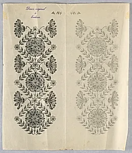 Designs for embroidery by Unknown