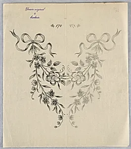 Designs for embroidery by Unknown
