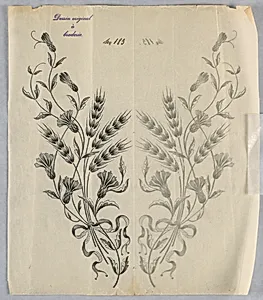 Designs for embroidery by Unknown