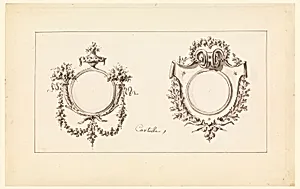 Designs for Two Frames by Richard de Lalonde, French, active 1780–96