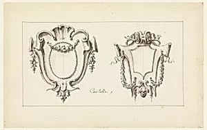 Designs for Two Frames by Richard de Lalonde, French, active 1780–96