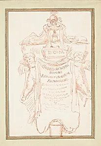 Detail of tomb monument