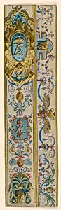 Detail: Wall Decoration, Palace of Fontainebleau
