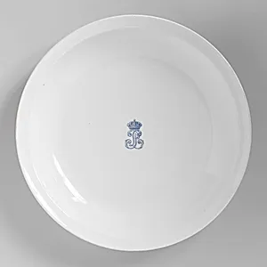 Dish, from the Service des Officiers at ChÃ¢teau de Bizy