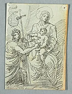 Drawing by Felice Giani, Italian, 1758–1823