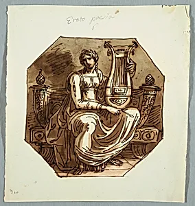 Drawing by Felice Giani, Italian, 1758–1823