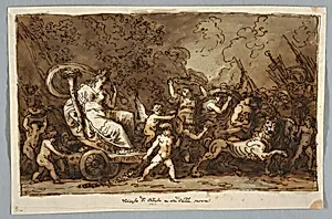 Drawing by Felice Giani, Italian, 1758–1823