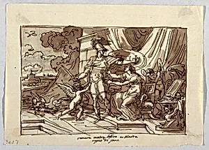 Drawing by Felice Giani, Italian, 1758–1823