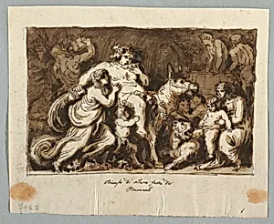 Drawing by Felice Giani, Italian, 1758–1823