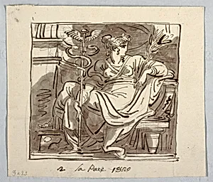 Drawing by Felice Giani, Italian, 1758–1823
