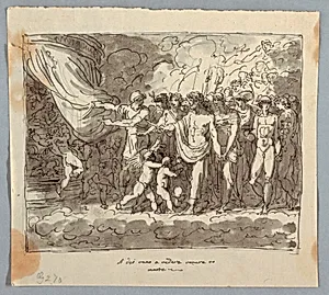 Drawing by Felice Giani, Italian, 1758–1823