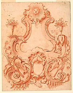 Drawing by François de Cuvilliés the Elder, Belgian, active Germany, 1695 - 1768